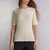 Camiseta con Cuello Barco en Fresh Bamboo