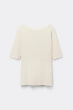 Camiseta con Cuello Barco en Fresh Bamboo