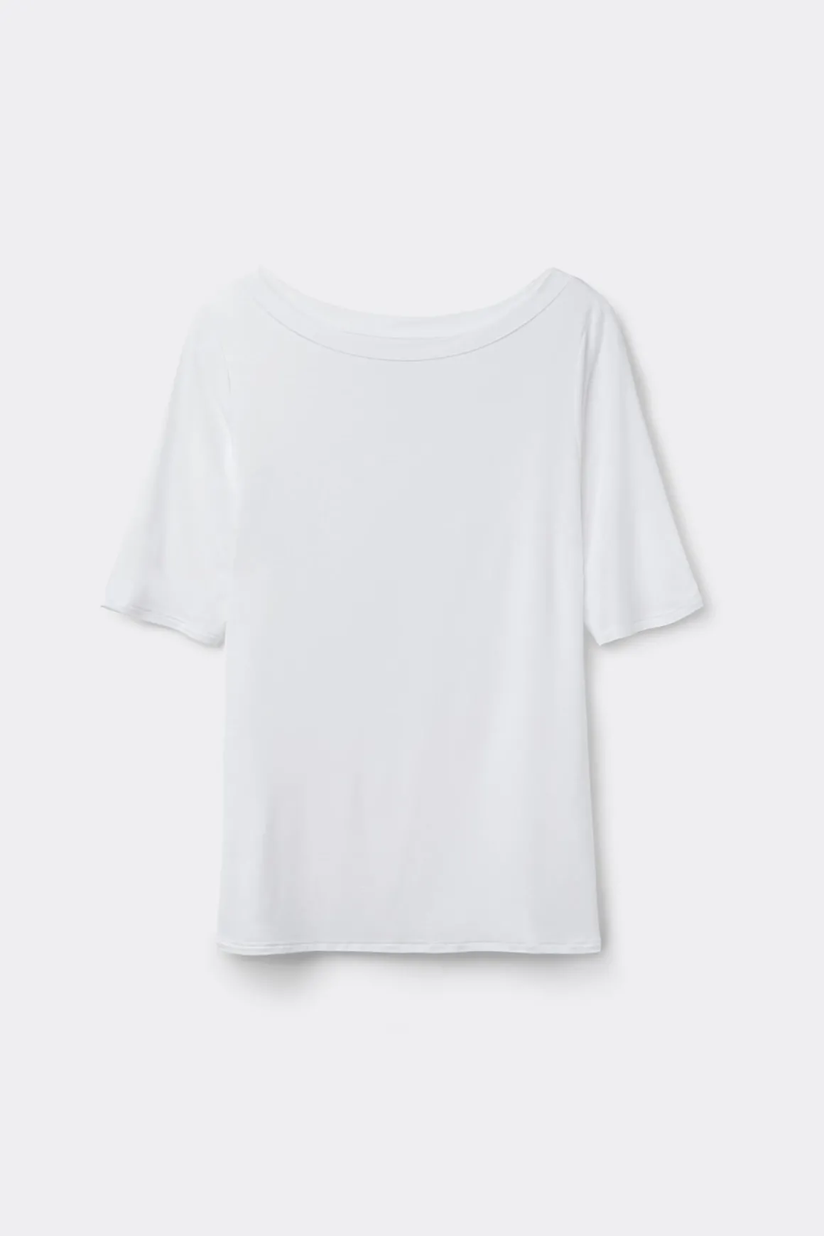 Camiseta con Cuello Barco en Fresh Bamboo