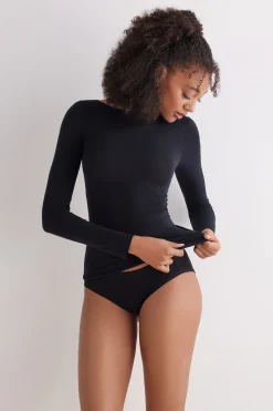 Camiseta con Escote Barco de Algodón The Sensual Cotton