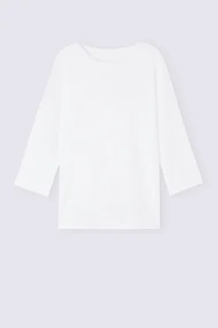 Camiseta con Escote Barco de Lino