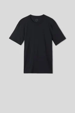 Camiseta de Corte Recto de Algodón Superior Extrafino