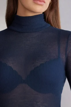 Camiseta de Cuello Alto Ultranatural con Cashmere