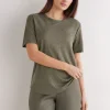 Camiseta de Manga Corta de Lino