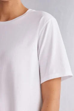 Camiseta de Manga Corta de Algodón Superior