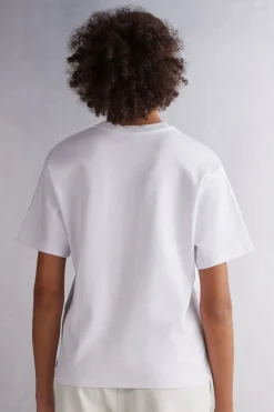 Camiseta de Manga Corta de Algodón
