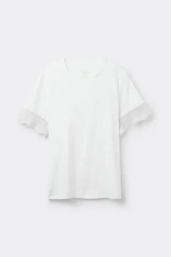Camiseta de Manga Corta de Algodón Sophisticated Allure