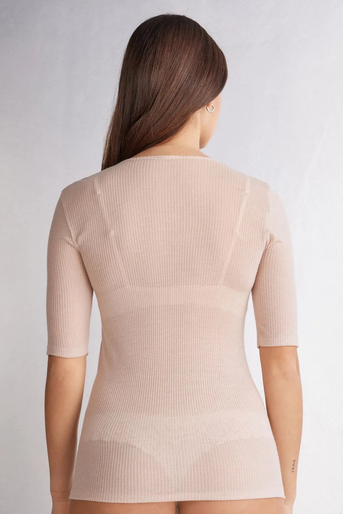 Camiseta de Manga Corta Ultranatural con Cashmere