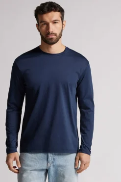 Camiseta de Manga Larga de Algodón Premium