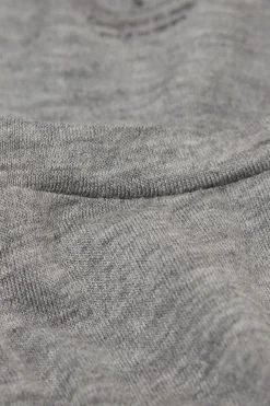 Camiseta de Manga Larga de Modal Ultralight con Cashmere y Escote Redondo