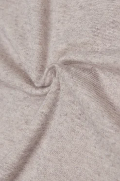 Camiseta de Manga Larga de Cuello Alto de Cashmere Ultraligero de Modal