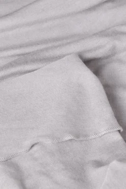 Camiseta de Manga Larga de Cuello Alto de Cashmere Ultraligero de Modal