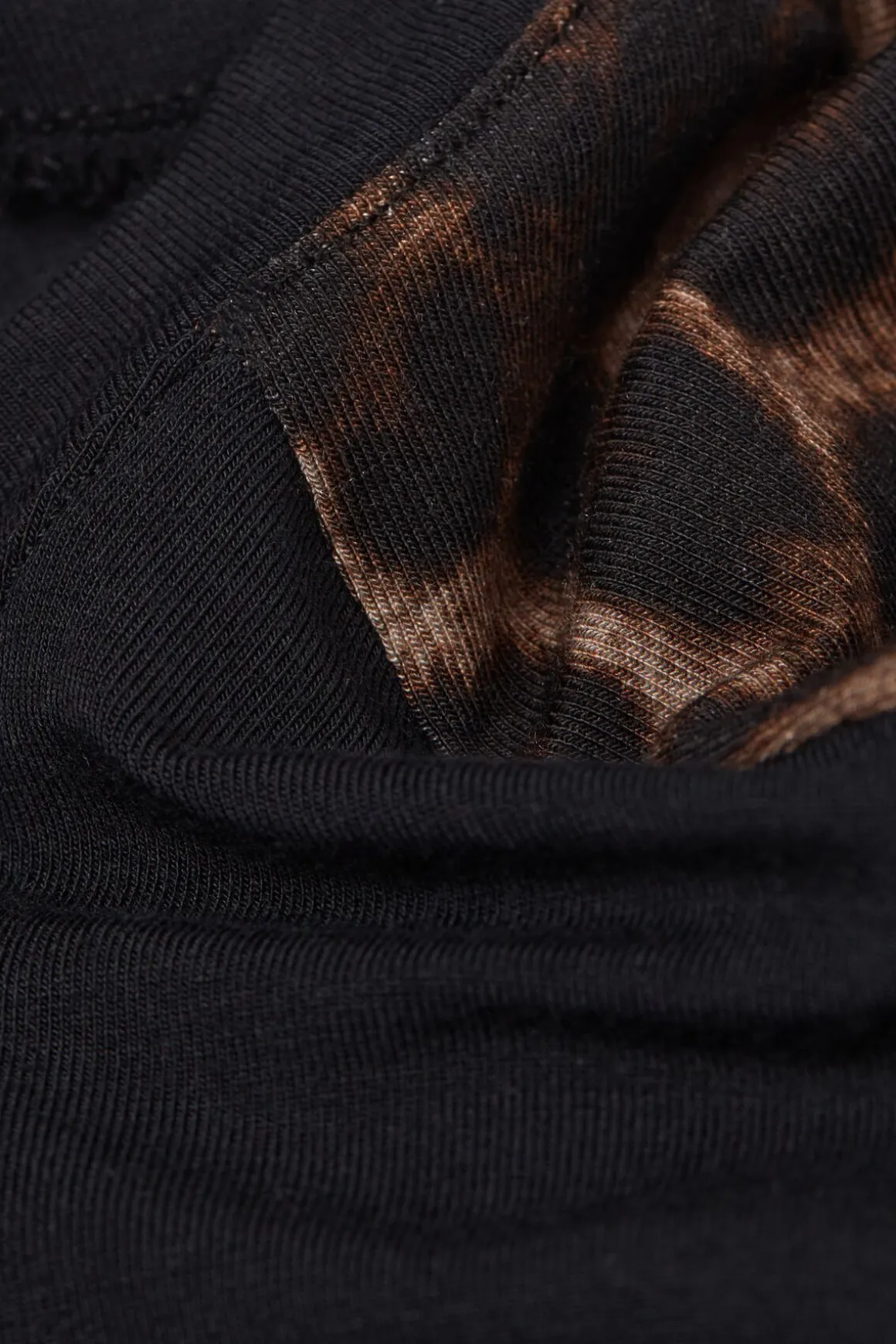 Camiseta de Manga Larga de Modal Luxurious Leopard