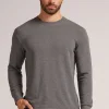 Camiseta de Manga Larga en Felpa de Modal