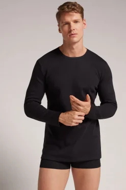 Camiseta de Manga Larga en Cálido Algodón