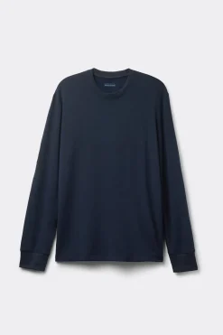 Camiseta de Manga Larga en Felpa de Modal