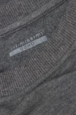 Camiseta de Manga Larga en Felpa de Modal