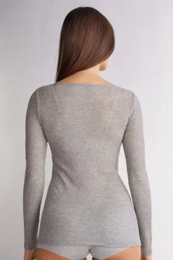Camiseta de Manga Larga Ultranatural con Cashmere