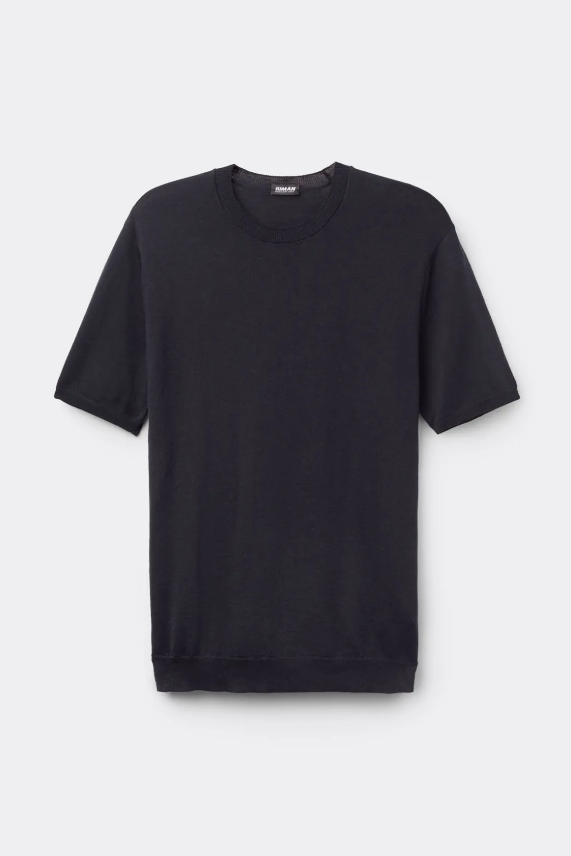 Camiseta de Punto de Algodón Jaspeado