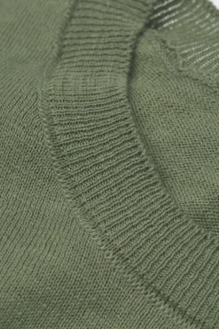 Camiseta de Punto de Algodón Jaspeado