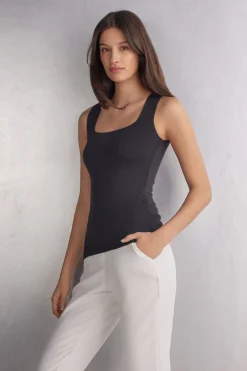 Camiseta de Tirantes Anchos en Fresh Bamboo