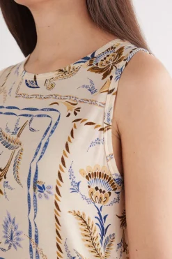 Camiseta de Tirantes Anchos Fresh Bamboo Italian Riviera