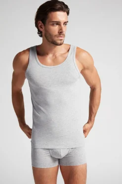 Camiseta de tirantes de algodón para hombre
