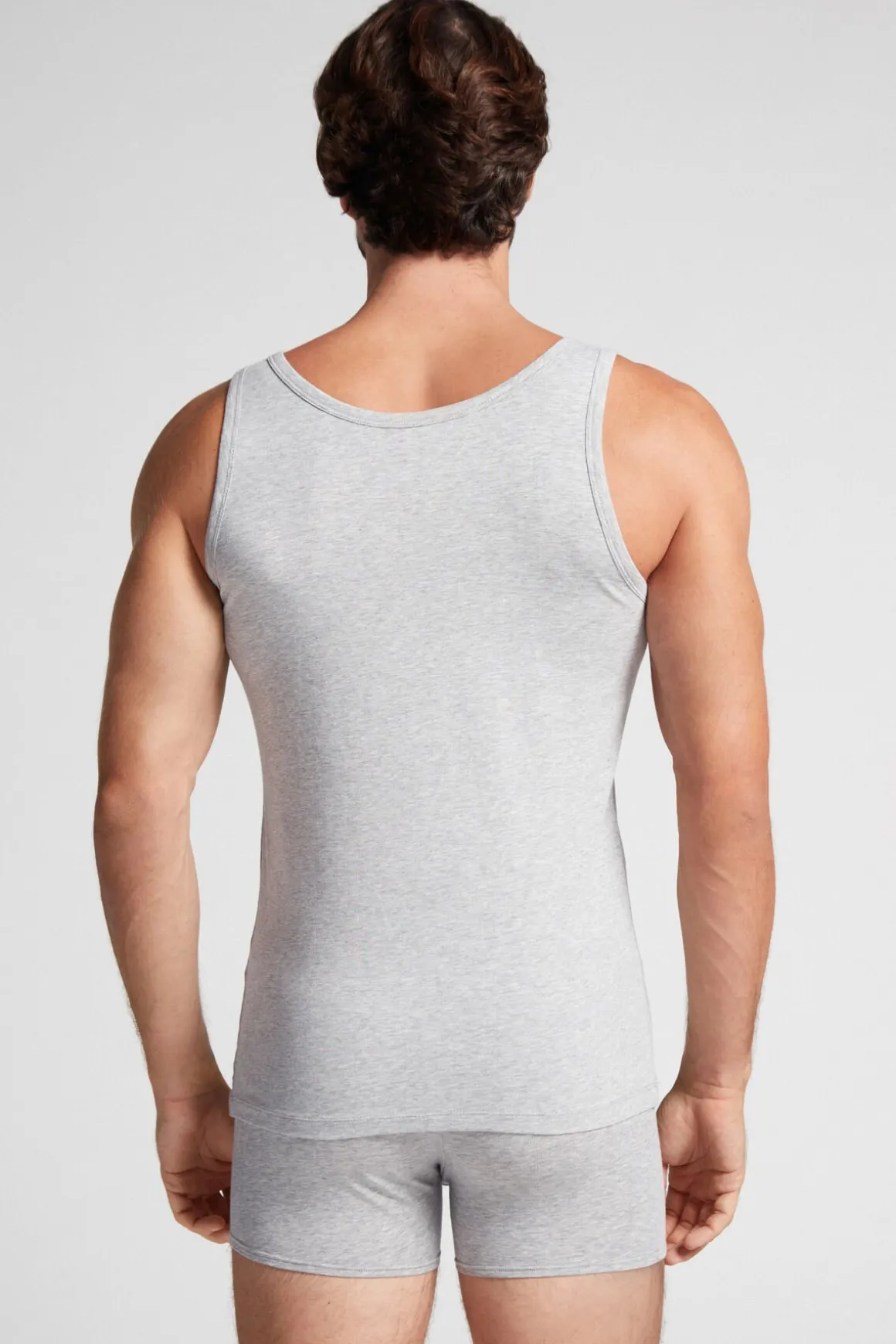 Camiseta de tirantes de algodón para hombre