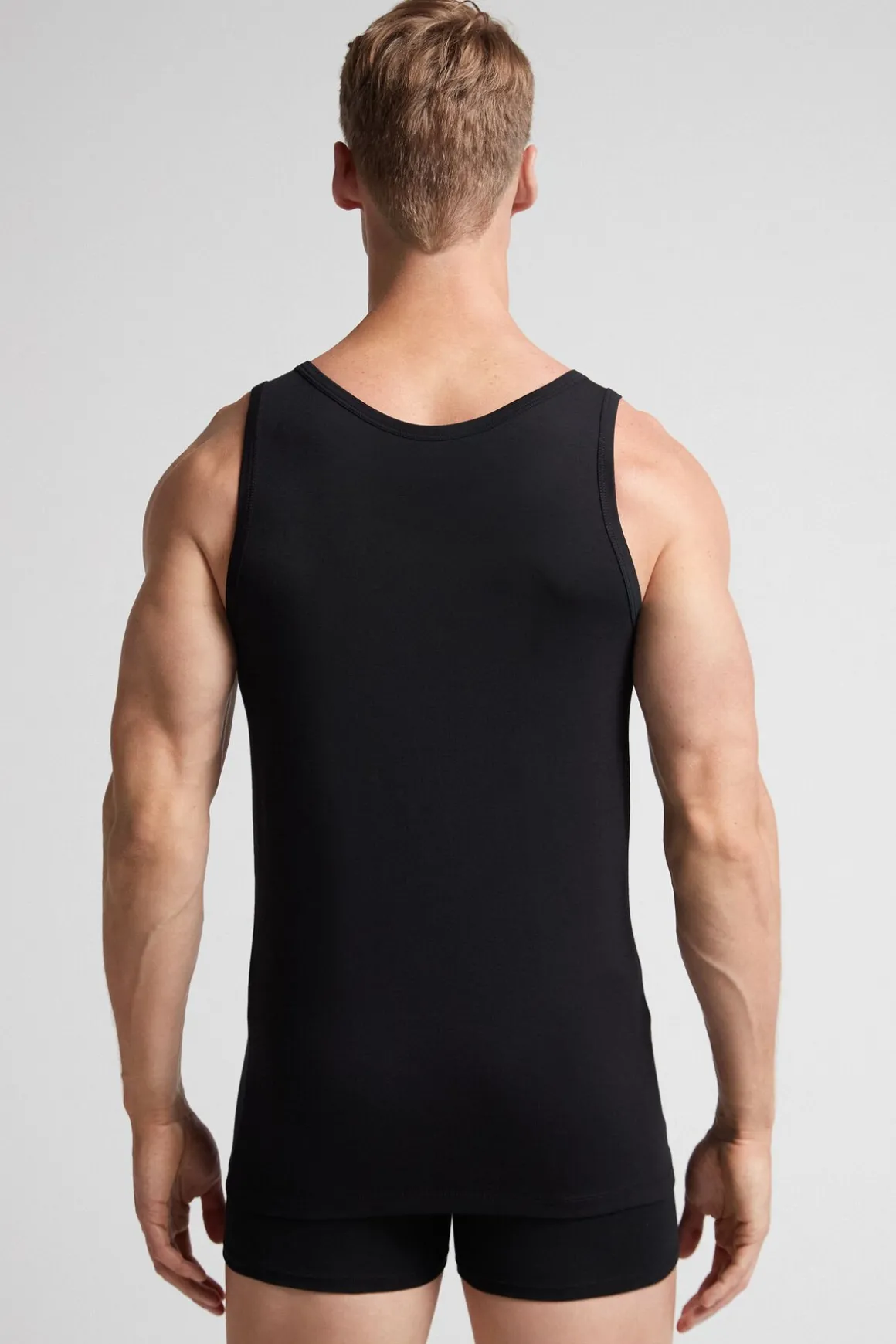 Camiseta de tirantes de algodón para hombre