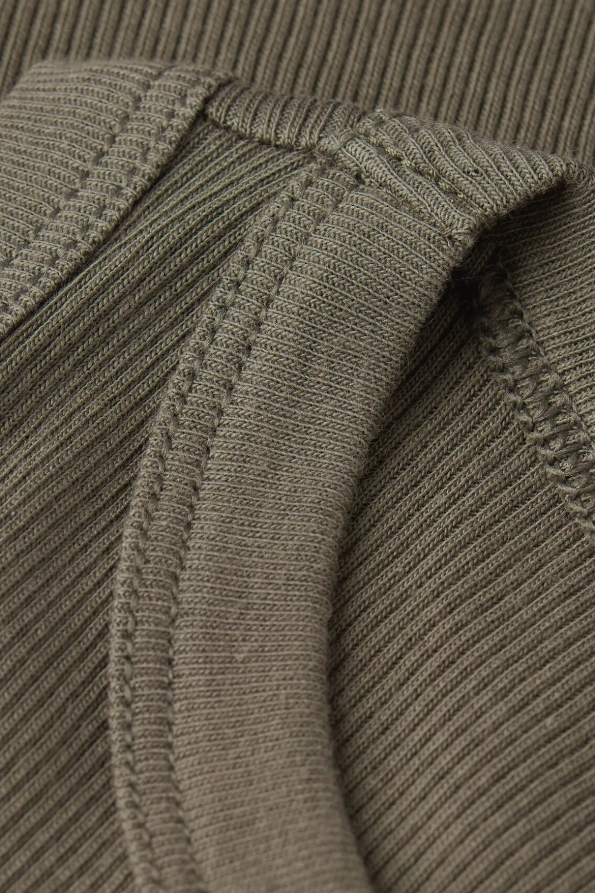 Camiseta de Tirantes de Canalé de Algodón Superior