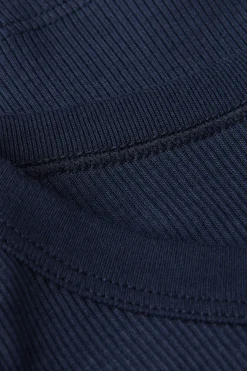 Camiseta de Tirantes de Canalé de Algodón Superior