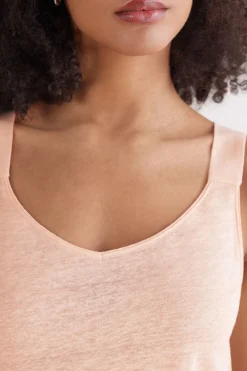 Camiseta de Tirantes de Lino