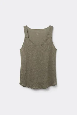Camiseta de Tirantes de Lino