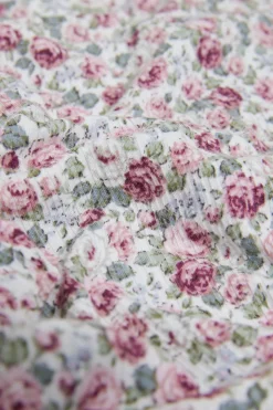 Camiseta de Tirantes de Modal en Punto Canalé Floral Romance