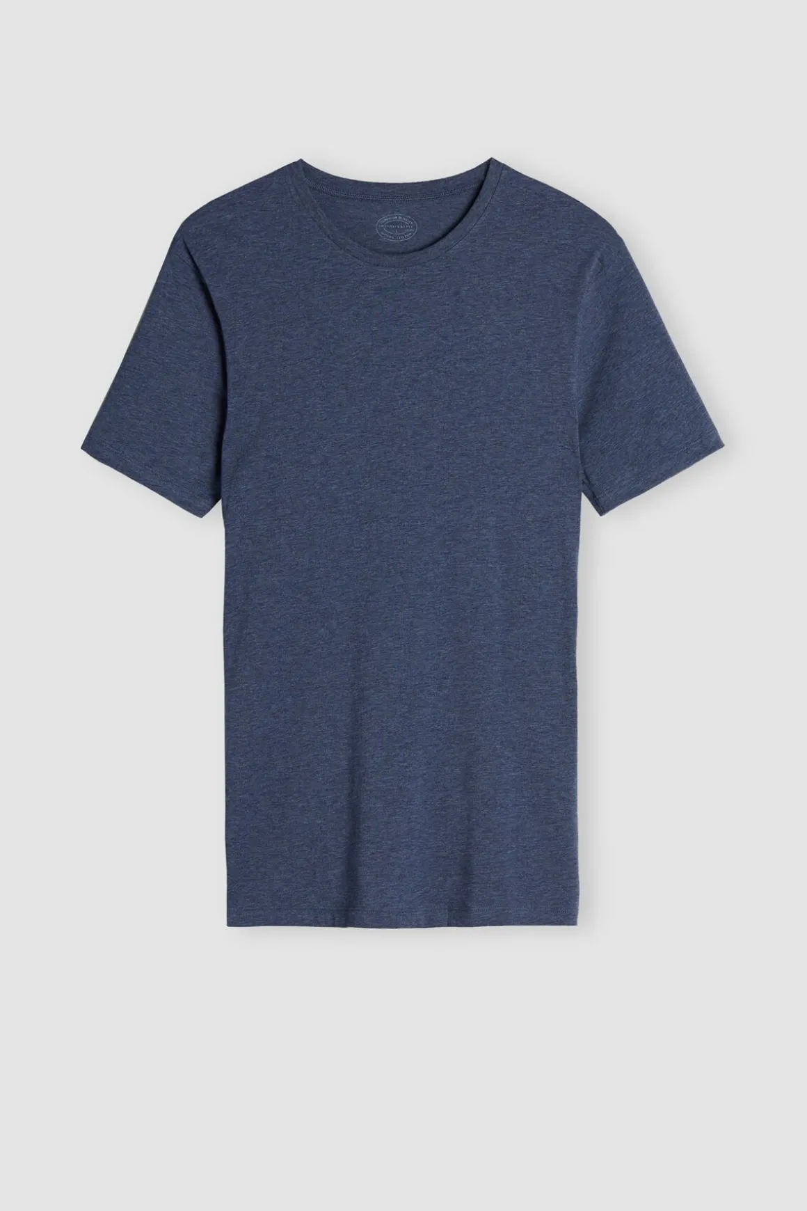 Camiseta manga corta de algodón ajustada