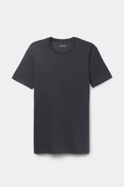 Camiseta manga corta de algodón ajustada