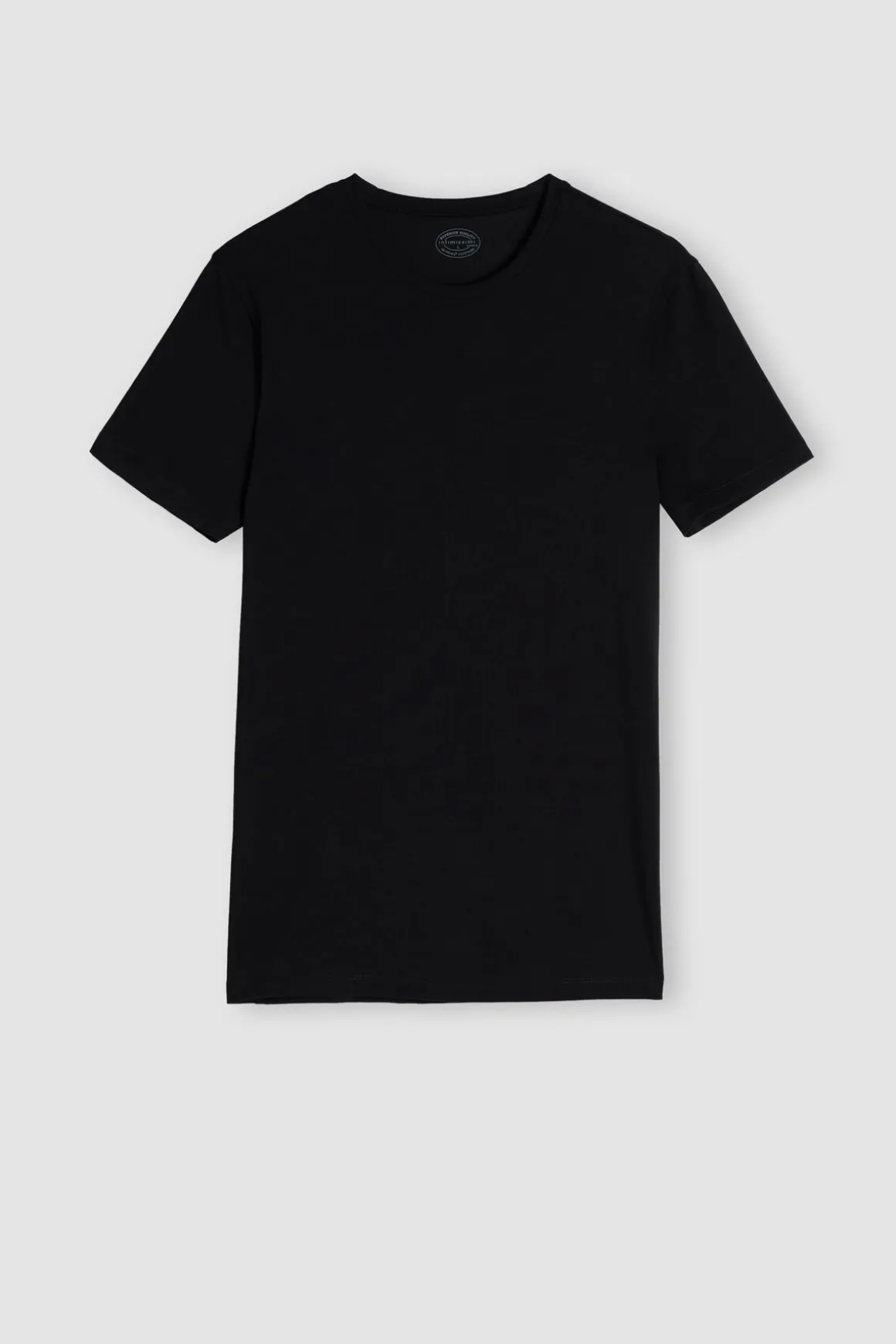 Camiseta manga corta de algodón ajustada
