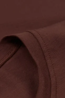 Camiseta manga corta de algodón ajustada