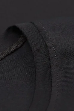 Camiseta manga corta de algodón ajustada