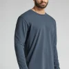 Camiseta Manga Larga de Algodón Washed Collection
