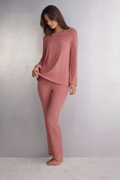 Camiseta Manga Larga de Modal