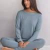 Camiseta Manga Larga de Modal