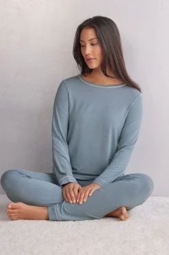 Camiseta Manga Larga de Modal