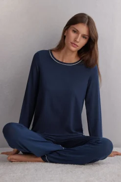 Camiseta Manga Larga de Modal