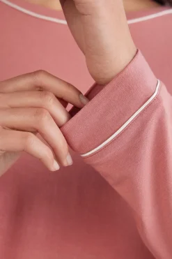 Camiseta Manga Larga de Modal