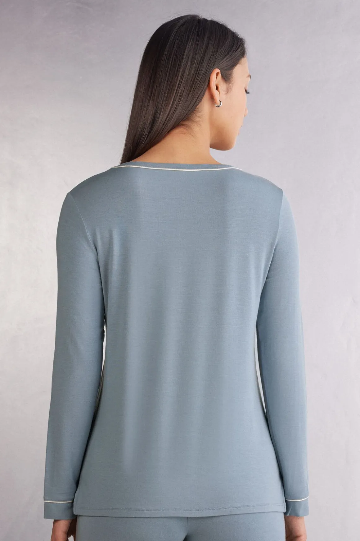Camiseta Manga Larga de Modal