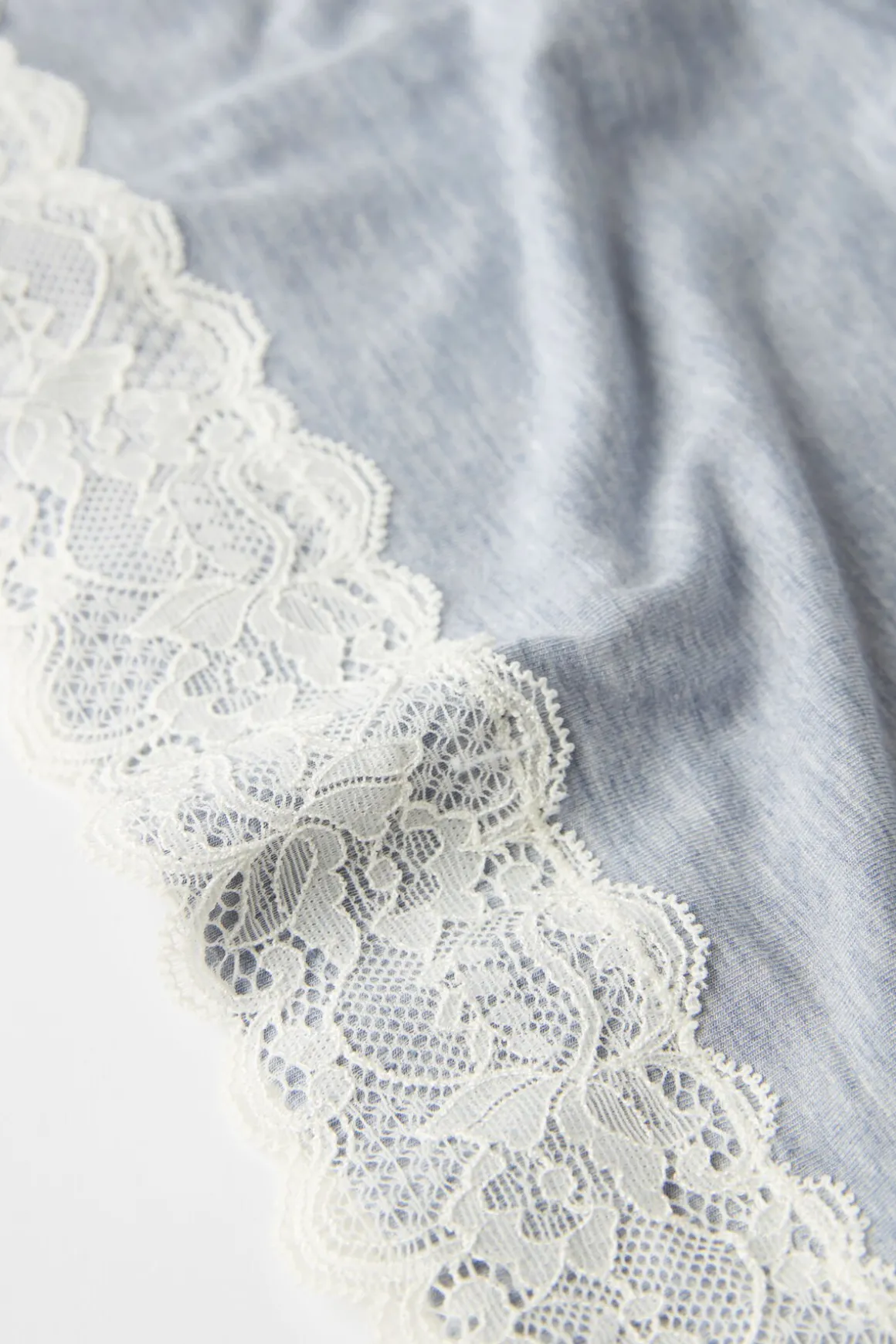 Camiseta Manga Larga de Modal Escote Redondo
