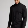 Camiseta Manga Larga Lana Merina Cuello Alto