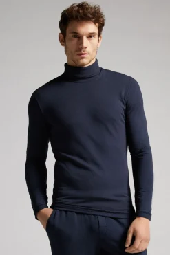 Camiseta Manga Larga Modal Cashmere Cuello Alto