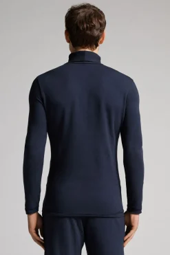 Camiseta Manga Larga Modal Cashmere Cuello Alto